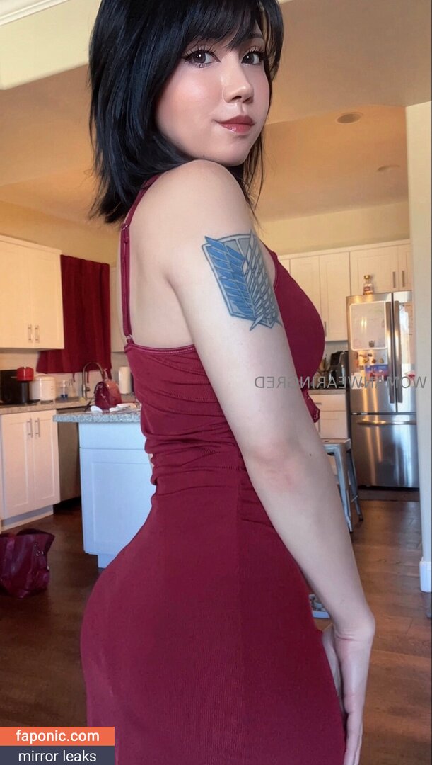womanwearingred
